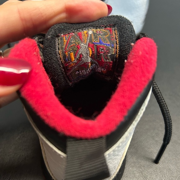 Air Jordan 10 Retro Toddler Black and Red Sneakers - Picture 6 of 6